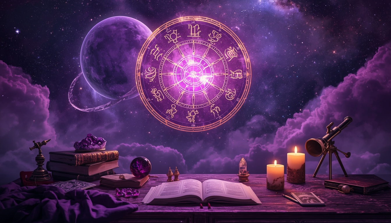 Mystical blue spiritual energy